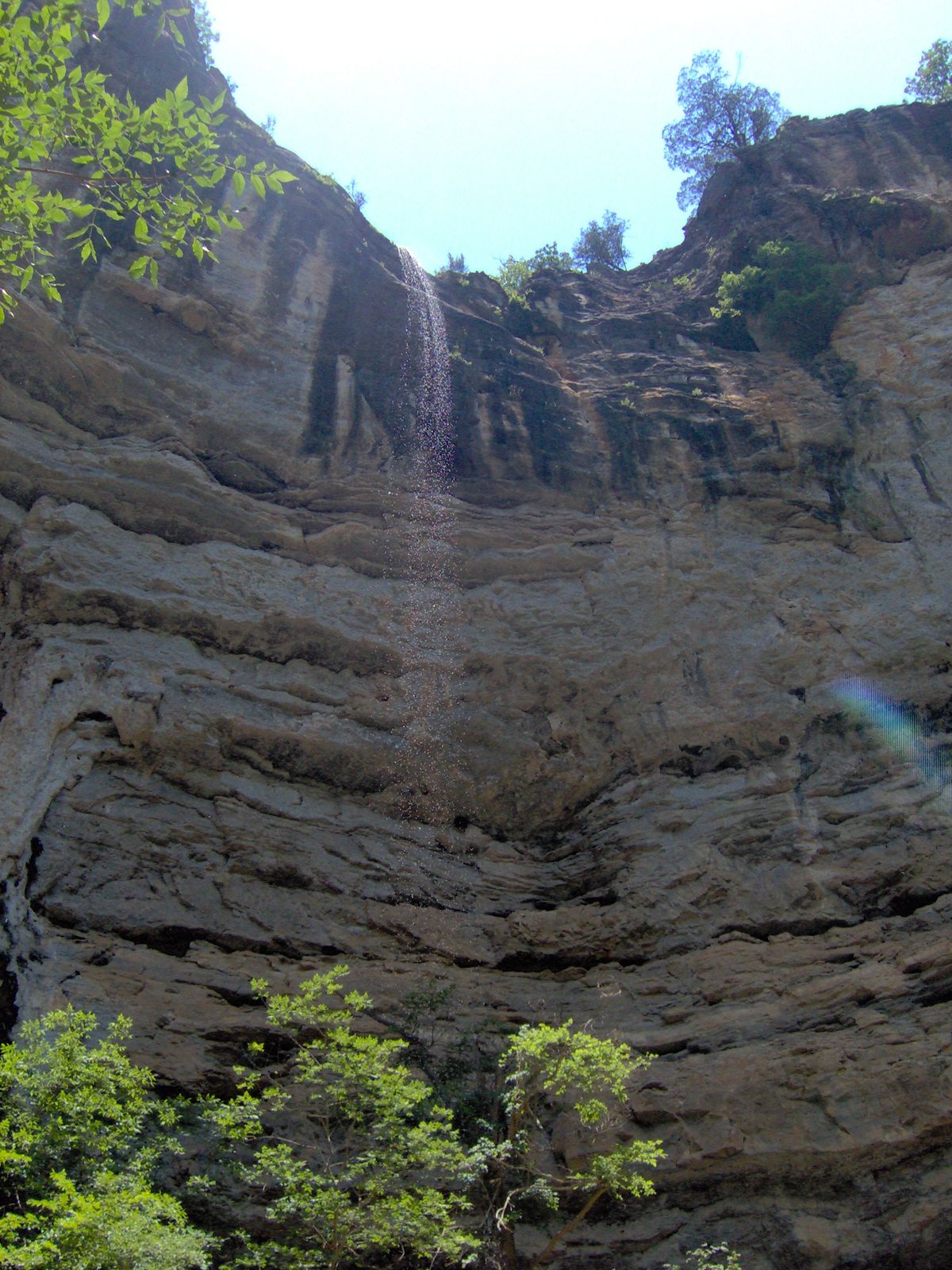 Hemmed-In Hollow Falls in the Buffalo National River area of Arkansas