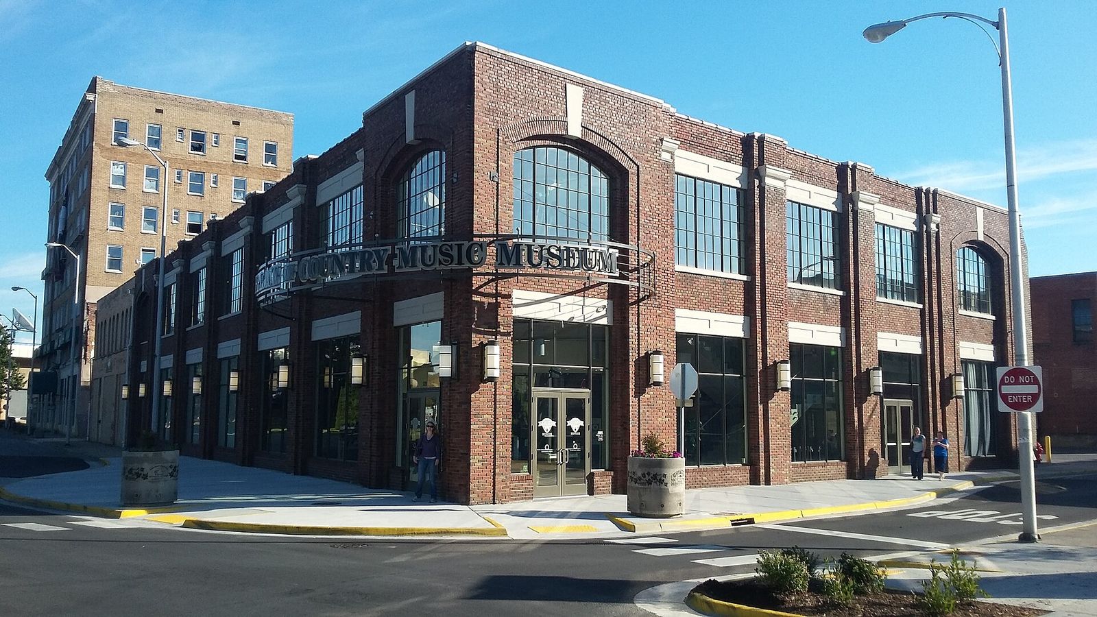 The Birthplace of Country Music Museum building on the Virginia side of Bristol